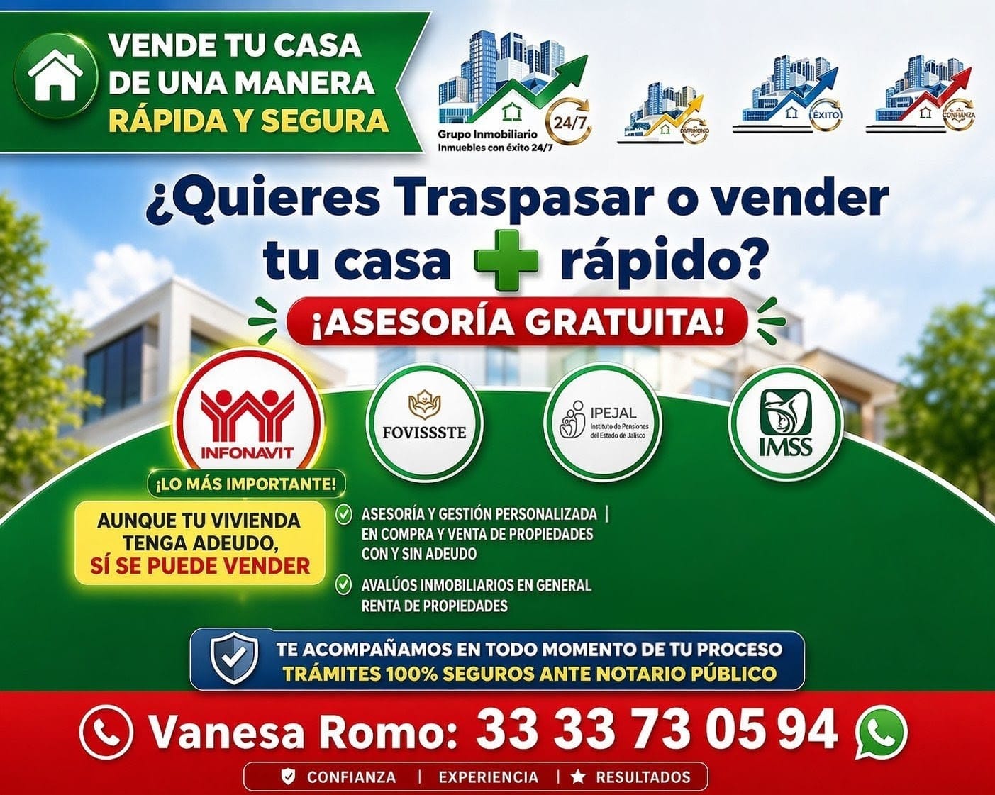 Vende tu casa rápido y seguro